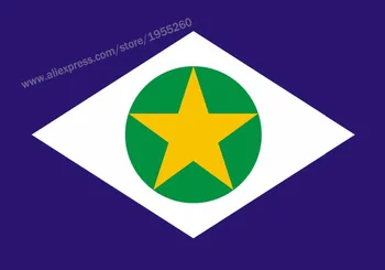Vlajka Mato Grosso 3 x 5 FT 90 x 150 cm Brazília Brazílska Štátnej Vlajky, Bannery