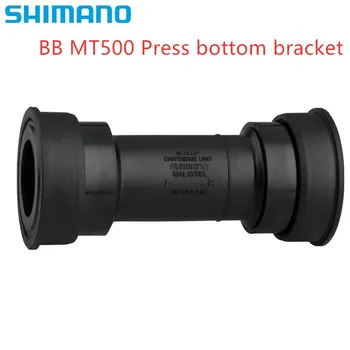 Shimano Deore BSA BB52 68/73mm stredová MT500 89.5/92mm Stlačte BB čierne MTB Hollowtech II Vonkajšie Ložisko Striebro