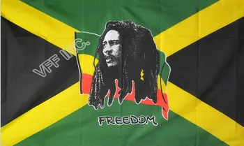 Bob Marley Jamaica SLOBODY Vlajkou 3 ft x 5 ft Polyester Banner Lietania 150* 90 cm Vlastné vonkajšie AF41