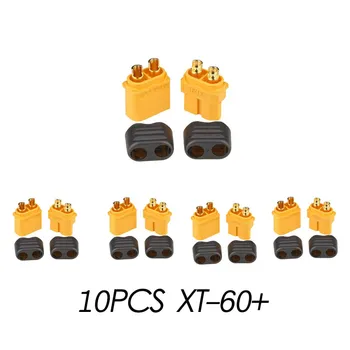 10PCS Nazhromaždiť XT60+ Zapojte Konektor S Plášťom Bývanie 5 Mužov A 5 Žien (3 Dvojica ) RC Náhradných dielov, Príslušenstva Pre RC Model Batérie