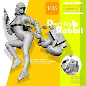 YuFan Model 1/35 Resinových Pohode bohyne králik živice vojak YFWW35-2028
