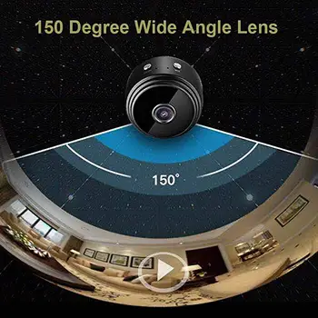Fanshu HD 1080P Mini IP Kamera, Bezdrôtové WiFi Bezpečnosti Cam Infračervené Nočné Videnie Pohybu Detektív Video Športové Kamery Camara