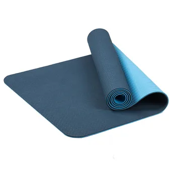 TPE Yoga Mat 6 mm Obojstranná Farebná Cvičenie Športové Rohože Pre Gmy Fitness Gym Životného prostredia Chuti Pad