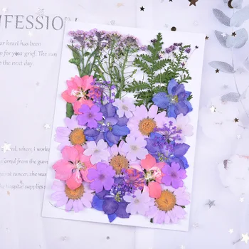 1 Vrece Sušené kvety UV Živice Formy Príslušenstvo, Prírodné Kvetinové UV DIY Remeselníci Šperky Náplň