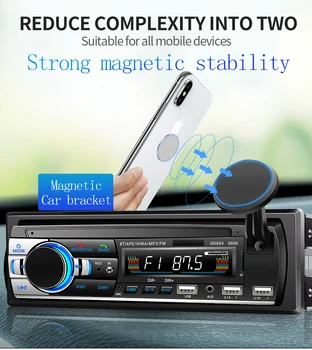 Auto MP3, Bluetooth, 3USB-Disk Audio, mobilný telefón majiteľa Auta, Auto Audio Karta Stroj Stroj Bluetooth, MP3, Auto Rádio Playe