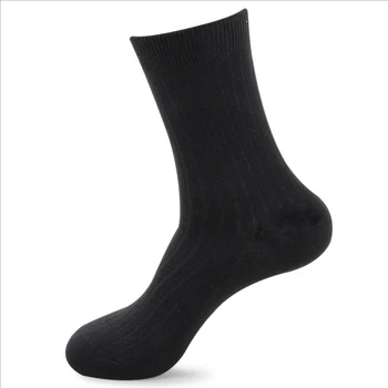 Vysoko Kvalitné 6 Párov=12pcs Pánske bavlnené Klasické Obchodné pánske Ponožky Dezodorant Šaty posádky Ponožky Muž sokken biela čierna soks