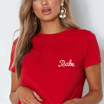 Ženy T Shirt DIEŤA Červená Vreckový Listov Tlač Tričko O-Neck Top Čaj Čierna Biela Bavlna Príležitostné Letné Ženské Tričká Topy Tees