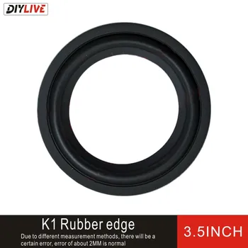 DIYLIVE 3,5-palcový subwoofer reproduktor opraviť príslušenstvo gumovým okrajom skladacie krúžok subwoofer (83 ~ 85mm) 3.5 K1 76B