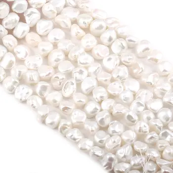 Nepravidelný Kolo Tvarované Korálky, Perly Perličiek Prírodné Sladkovodné Perly na Náhrdelníku Náramok Šperky Čo DIY Príslušenstvo