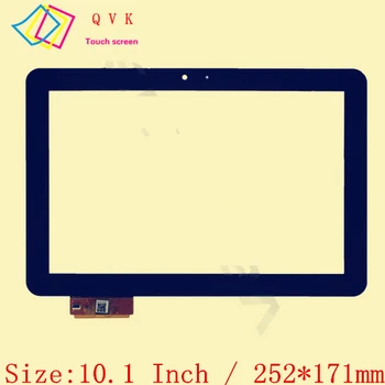 Black 10.1 Palcový pre DNS AirTab M100qg tablet pc kapacitný dotykový displej sklo digitalizátorom. panel doprava Zadarmo