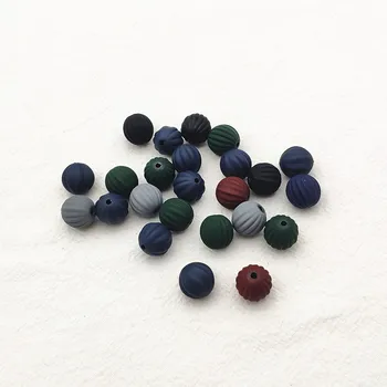 Nový príchod! Mix farieb 12 mm 100ks Akryl Tekvica korálky pre náušnice,Náušnice časti,šperky zistenia!