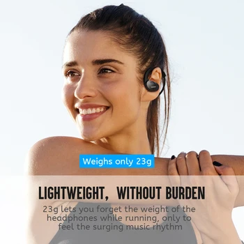 Dacom Športovec Beží Bezdrôtový Športové Slúchadlá Stereo Bluetooth 5.0 Slúchadlá do uší Potlačením Hluku Nepremokavé Headset s Mikrofónom