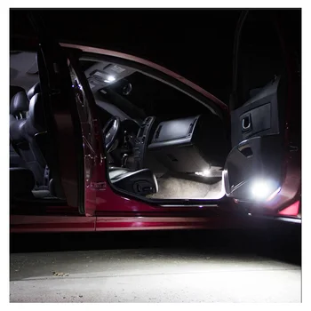 13pcs Biele Interiérové LED Svetlo na Čítanie Žiarovky Kit vhodný Pre Obdobie 2008-2013 2016 2017 Toyota Sequoia Cargo Zrkadlo Licencia Lampa