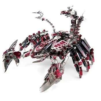 746pcs/ set 3D Kovov Puzzle - DIY Bojový Robot, Scorpion Model Zostaviť Model Súpravy Skladačka Budovy Hračka Domova Suveníry