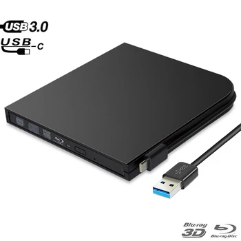 Bluray Horák Spisovateľ BD-RW USB 3.0 Typ C Externá DVD Portatil Blu ray Prehrávač CD/DVD RW Optická Jednotka Pre hp Notebooky PC