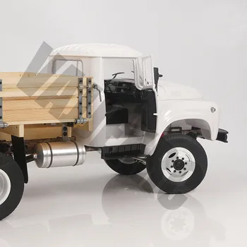 1/12 DIY Verzia Diaľkové Ovládanie Truck Traktor s Drevenými Cargo Segmente (bez Elektronického Zariadenia)