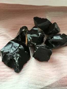1pcs Autentické prírodné obsidian hrubý/pôvodné crystal kameň na predaj