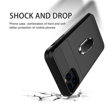 Rozprávkové Zasuňte Kartu Shockproof Telefón puzdro Na Huawei P20 P30 lite Pro Česť 7X Mate 10 P Smart 2019 Krúžok Stojan, Držiak, puzdro
