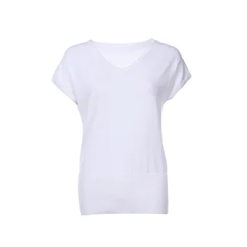 Nové Módne a voľný čas žien kvalitné priedušné-krátke rukávy T-shirt
