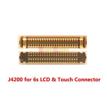 10pcs/veľa J4200 LCD Displej a Dotyková digitalizátorom. FPC konektor pre iphone 6s 4.7 konektor na základnej doske