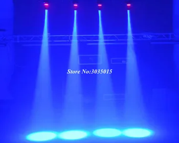 IR Diaľkové Ovládanie LED Lúč Pinspot Svetlo RGB 10W Mini Stage Svetlá Reflektorov, Osvetľovacie Pre Svadobné Party Disco Zrkadlo Loptu