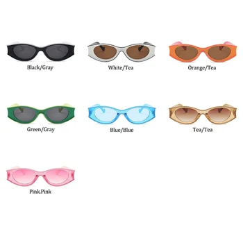 Vintage Cat Eye slnečné Okuliare Ženy, Nový Luxusný Dizajn Značky Retro Čierne Biele Malé Slnečné Okuliare Ženské Odtiene UV400 Oculos