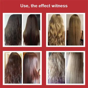 PURC Keratín Hair Straightener Liečba Oprava Poškodených Eliminuje Kučeravé Vlasy, Aby Vlasy Vyhladzuje Obsahujú 12% Formalin 100ml