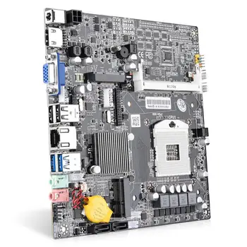 Intel chipset HM65-988 Stolové Počítače, Doska MINI ITX 989 DOSKE pre mini PC, počítače typu tenký Klient, digitálny podpis