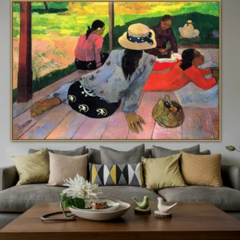 Paul Gauguin Starý Slávny Majster Umelec Siesta Plátno na Maľovanie Plagátu a Tlač pre Obývacia Izba a Domova Wall Art