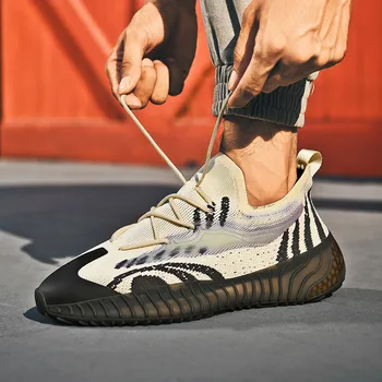 2020 Lete Ľahké pánske členkové Topánky Oka Topánky Pohodlné Svetelný pánske topánky priedušná príležitostné celý zápas športová obuv