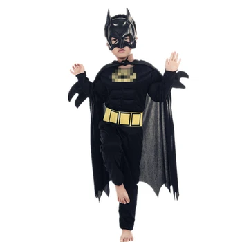 Deti Upír Svalov batman Kostýmy & Masky Cape Chlapec Superhrdina Cosplay Halloween Maškaráda Strany Superman Kostým