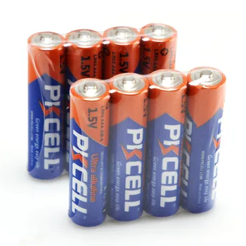 40pcs/veľa - PKCELL 20Pcs LR6 AA Batérie + 20Pcs LR03 AAA Batérie 1,5 V Alkalické Primárne Batérie na Jedno Použitie