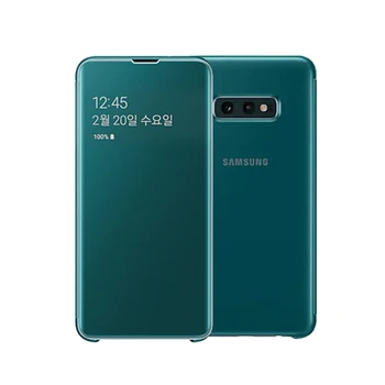 Pôvodné Priehľadné Zrkadlo Telefón puzdro pre Samsung Galaxy s rezacím zariadením S10 S10E G9700 S10 + S10Plus Smart Spánku Drapákové Kryt
