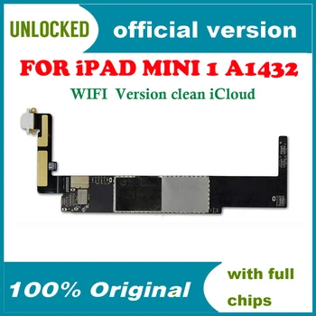 Základná doska s plnou čipy logic board Wifi verzia A1432 A1454 A1455Wifi Mobilnej 3G pre Ipad mini 1 doske doske