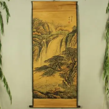 Čína Antické zbierky krajinomaľbou diagram