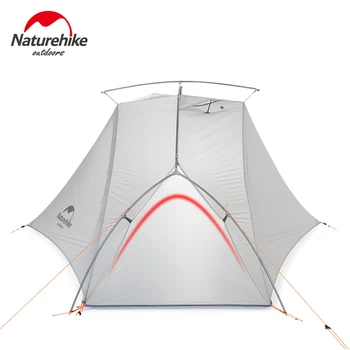 Naturehike Outdoor Ultra-light Jeden Stan Camping 15D Nylon Double Y-tvar Vodotesný, Prenosný Hliníkový jednovrstvový Stan