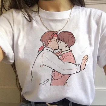 Dámske tričko v lete Bangtan Chlapci vytlačené dámy kórejský KPOP Tees ulzzang Harajuku JIN SUGA J DÚFAM, že JIMIN V JUNGKOOK T-shirt