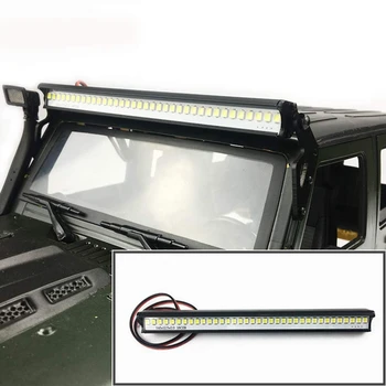 Univerzálne Diaľkové Ovládanie Auta Strechy na Čítanie Svetlo Bar,1/10 Pásové Strešné Príslušenstvo LED Lampa Bar pre Traxxas TRX-4 SCX10 Prehľadávače