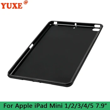 Tablet Case For iPad Mini 1 2 3 4 5 7.9 palcový A1432 A1490 A1599 A1538 A2133 A2124 Kryt Fundas Silikónový anti-drop Späť Prípadoch 7.9