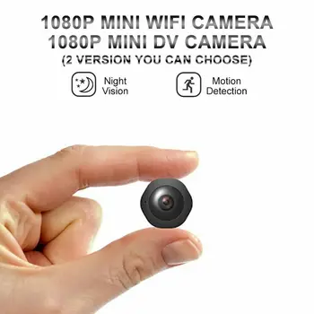 HD 1080P Mini Kamera Motion Detect Nočné Videnie DV WiFi Verzia 2 Micro Kameru Camara Espia Malá Videokamera Podporu Skryté TF Karty