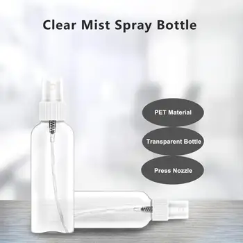 Clear Spray 100 ml Fľaše Hmly Postrekovač Fľaše make-up, Kozmetické Atomizers Prázdne Malé Spreji Kontajner pre Základné Cestovné