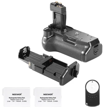 Neewer BG-E8 Battery Grip+2*LP-E8 Batérie+RC-6 Diaľkový ovládač pre Fotoaparát Canon