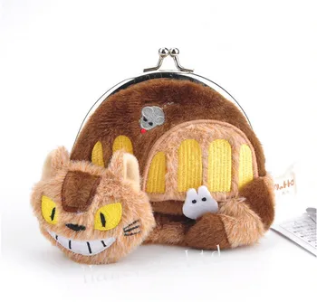 Štúdio Ghibli Môj Sused Totoro Mačka Autobus Plyšové Mince Kabelku Taška