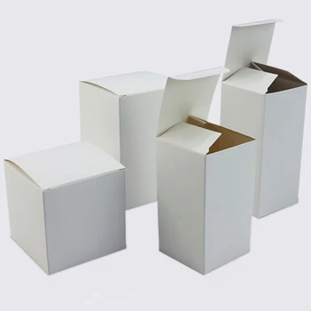 50 ks biely papier, kartónové krabice na balenie ,DIY biela balenie krabíc,DIY biela candy boxy ručne vyrábané mydlo boxy