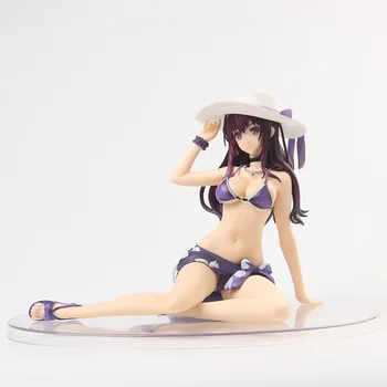 Anime Sexy Dievča Obrázok Utaha Kasumigaoka Plavky Ver. PVC Akcie Obrázok Saekano Ako Zvýšiť Nudné Priateľka Model Hračka Bábika