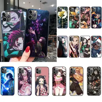 Démon Vrah Japonskom anime pohode Telefón puzdro pre iPhone 11 12 Pro MAX 8 7 Plus SE 2020