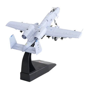 Pre Zber 1/100 Simulované Zliatiny A10 Fighter Útok Vojenské Lietadlo Lietadlo Modely pre dospelých detí Fanúšikov Darčeky, Hračky