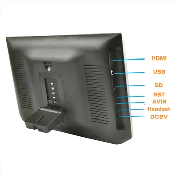 Monitor na opierku hlavy Zadné Sedadlo Zábava Multimediálne Android 9.0 12V HDMI Auta TV Prehrávač displej Dotykový Displej USB Video FHD 1080P