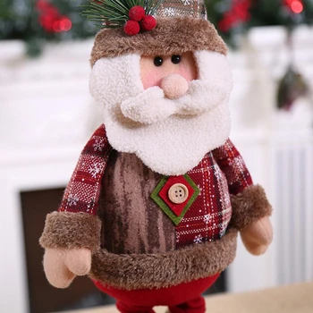 Santa Claus Snehuliak Elk Vianočné Bábika Stojí Predviesť Ornament Vianoce Dekor skvelé dekorácie pre prezentácie,adornos navidad