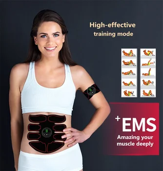 EMS Smart Svalový Stimulátor Abs Tréner Cvičenie Fitness Vybavenie Relax Svaly Brušnej Stimulátor Nabíjateľná Chudnutie